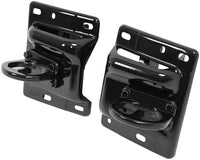 Set of 2 Front Bumper Bracket Steel with Tow Hook Holes Right Passenger & Left Driver Side Direct Replacement Compatible with 2010-2018 Dodge Ram 2500 3500 CH1067140 CH1066140
