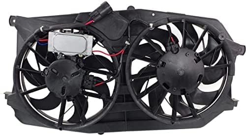 Front Radiator & A/C Condenser Fan Shroud Assembly Direct Replacement Compatible with 2005-2007 Five Hundred FO3115158 5F9Z8C607BM