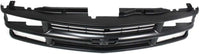 Front Grille Painted Black Shell & Cross Bar Insert With Dual Beam Headlamp Direct Replacement Compatible With 1994-2000 Chevrolet / 1994-1999 Suburban C-K Series GM1200239 15981092