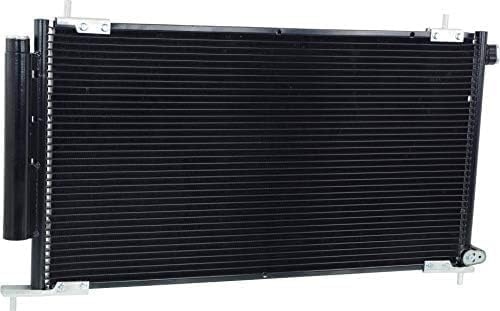 Front A/C Condenser Aluminum Core Direct Replacement Compatible With 2002-2006 Honda CR-V / 2003-2011 Element HO3030124 80110S9A013