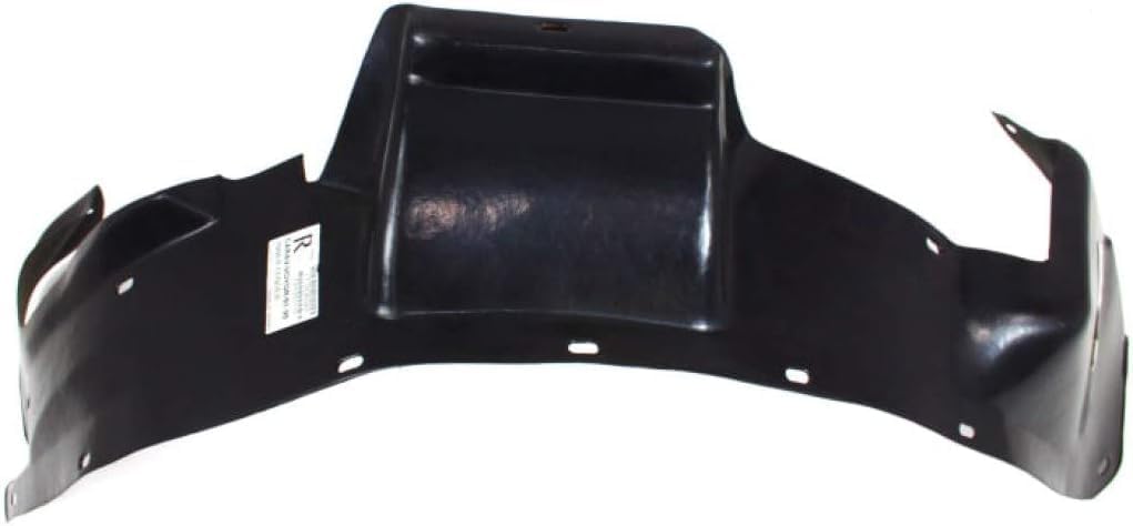 Front Fender Liner Right Passenger Side Direct Replacement Compatible With 1984-1995 Dodge Caravan/Chrysler Town & Country CH1251113 4673344