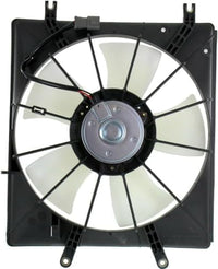Front Radiator & A/C Condenser Cooling Fan Assembly Plastic Direct Replacement Compatible with 2004-2008 Acura TL AC3115109 AC3113107 19015RDAA01 38615RDAA00