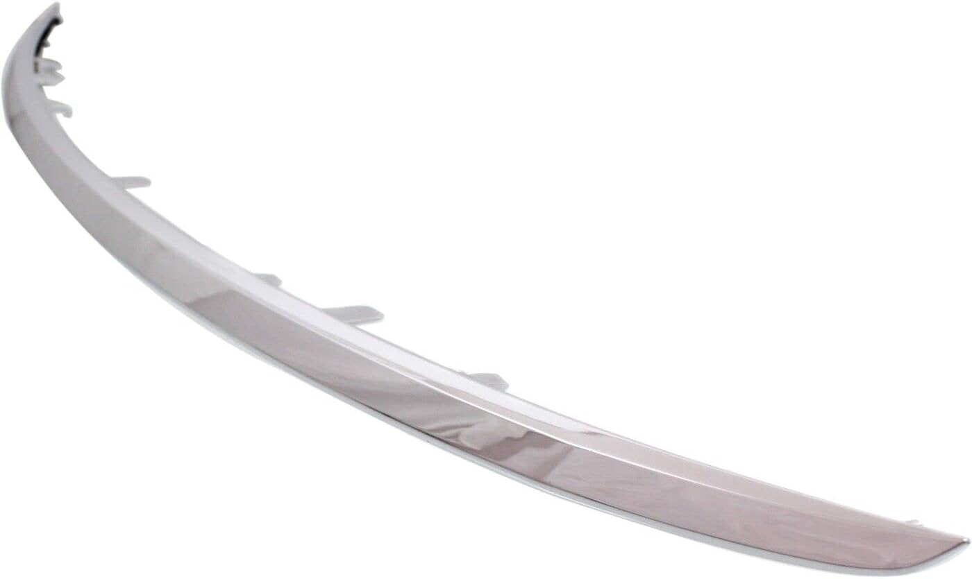 Front Upper Grille Molding Chrome Steel Direct Replacement Compatible With 2012-2014 Honda CR-V HO1217107 71122T0GA01