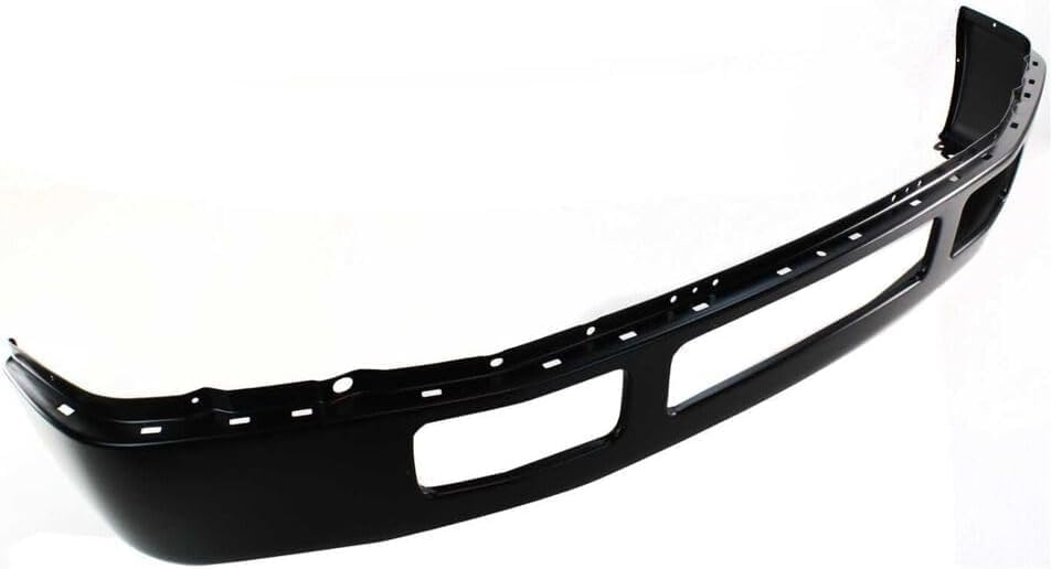 Front Bumper Primed Steel Without Fender Flare Holes Direct Replacement Compatible With 2005-2007 Ford-F-Series Super Duty FO1002393 5C3Z17757CAA