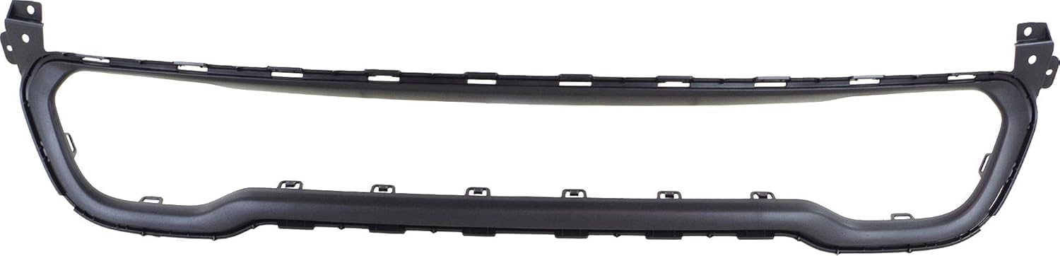 Front Bumper Molding Dark Gray Direct Replacement Compatible With 2014-2018 Jeep Cherokee CH1044112 CH1044113 68210024AC 68203230AB