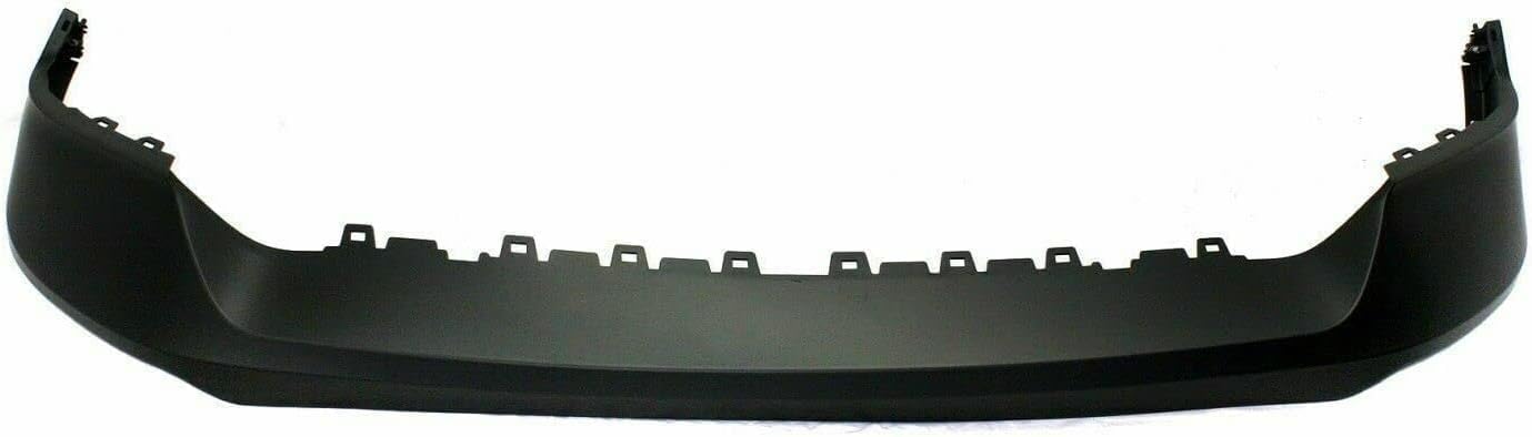 Front Bumper Steel Chrome Steel + Upper Cover Fascia Primed + Brackets Left Driver & Right Passenger Side Direct Replacement Compatible With 2014-2018 Ram 1500 CH1002402 CH1014108