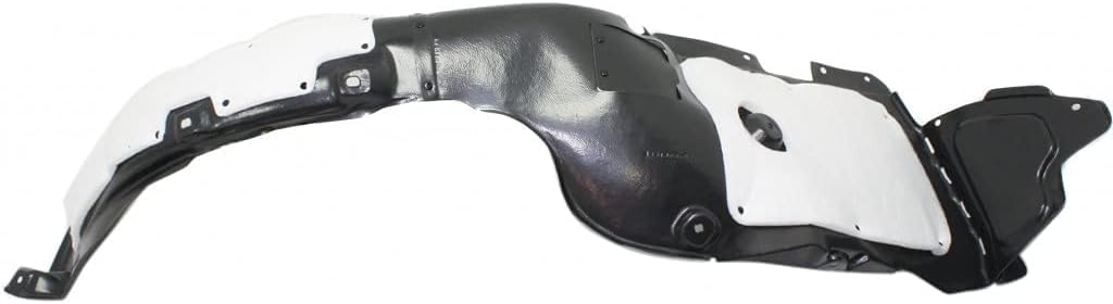 Front Fender Liner Left Driver Side Direct Replacement Compatible With 2014 Hyundai Sonata HY1248135 868113Q700