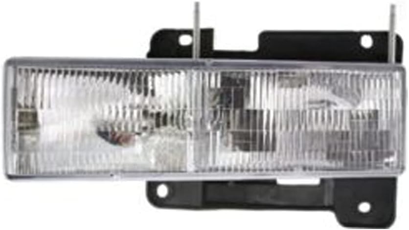 Front Head Lights Composite Assembly + Signal + Tail Lamps Right & Left Side Direct Replacement Compatible With Chevrolet & GMC C/K-Series 1994-1999 GM2521128 GM2520128 GM2502101