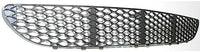 Front Bumper Center Grille Textured Plastic Direct Replacement Compatible With 2005-2006 Mercedes Benz E-Class MB1036106 2118850053