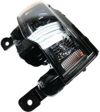 Set Of 2 Head Light Assembly Halogen Black Trim Right Passenger & Left Driver Side Direct Replacement Compatible With 2017-2021 Jeep Grand Cherokee CH2502309 CH2503309 68266647AF
