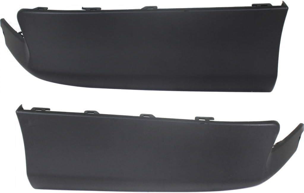 Set of 2 Rear Lower Valance Spoiler Primed Plastic Left Driver & Right Passenger Side Direct Replacement Compatible with 2011-2013 Toyota Corolla TO1193119 TO1193118