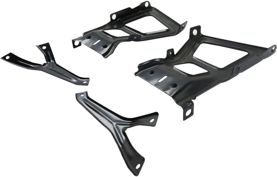 Set Of 4 Rear Bumper Mounting Bracket Left Driver & Right Passenger Side Direct Replacement Compatible With 2009-2018 Dodge Ram 1500 CH1165104 68049744AA