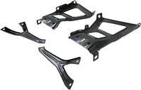 Set Of 4 Rear Bumper Mounting Bracket Left Driver & Right Passenger Side Direct Replacement Compatible With 2009-2018 Dodge Ram 1500 CH1165104 68049744AA