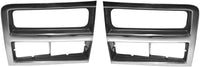 Set Of 2 Front Head Light Bezel Left Driver & Right Passenger Side Direct Replacement Compatible With 1989 R2500 / 1989-1991 R3500 GM2513162 GM2512161 15628670 15628669