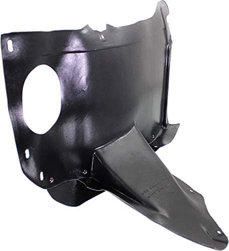 Set Of 2 Front Section Fender Liner Left Driver & Right Passenger Side Direct Replacement Compatible With 2010-2014 Volkswagen GTI/Golf VW1249118 VW1248118 5K0805912E