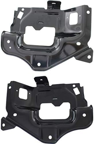 Set of 2 Front Bumper Inner Bracket Left Driver & Right Passenger Side Direct Replacement Compatible With 2014-2015 Chevrolet Silverado 1500 GM1067198 GM1066198 22944862 22944861