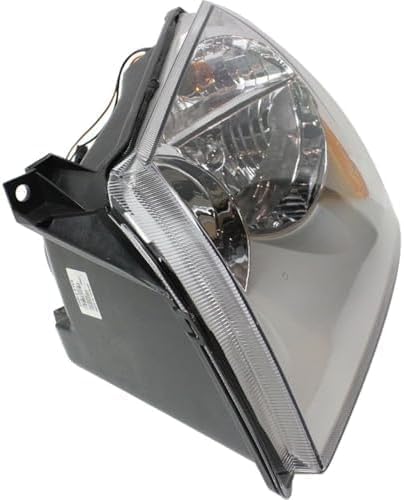 Set Of 2 Front Headlight Assembly With Chrome Interior Right Passenger & Left Driver Side Direct Replacement Compatible With 2005-2007 Dodge Magnum CH2502165 CH2503165 4806059AG-PFM
