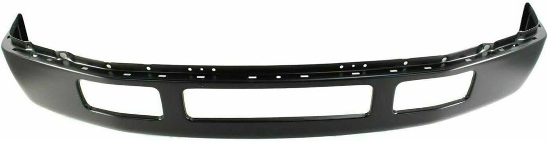 AUTOS PARTS PLUS Front Bumper Primed Steel + Mounting Plate + Outer Brackets + Left Driver and Right Passenger Side Direct Replacement Compatible With 2005-2007 Ford F-250 / F-350 Super Duty FO1002393