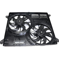 Front Dual Fan Assembly Plastic Direct Replacement Compatible with 2015-2023 Ford Edge / 2016-2018 Lincoln MKX FO3115212 F2GZ8C607E