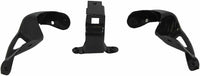 Front Bumper Center and Outers + Brace Brackets Left Driver & Right Passenger Side Direct Replacement Compatible With 1999-2002 Chevrolet Silverado 1500/2000-2006 Suburban/Tahoe