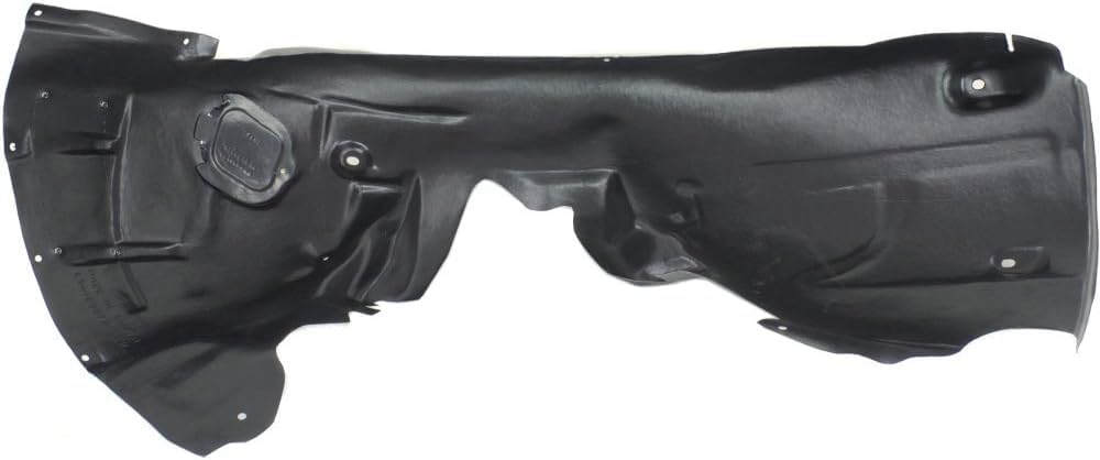Front Fender Liner Rear Section Left Driver Side Direct Replacement Compatible With 2012-2017 Audi A6 / S6 AU1248132 4G0821133D