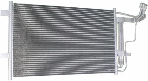 Front A/C Condenser Aluminum Core Direct Replacement Compatible With 2010-2013 Mazda 3 MA3030156 BBP261480C