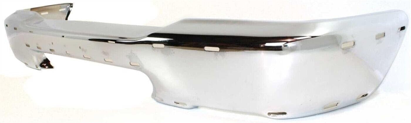 Front Bumper Chrome Steel With Hole Direct Replacement Compatible With 2001-2010 Mazda Pickup MA1002134 1F2350031