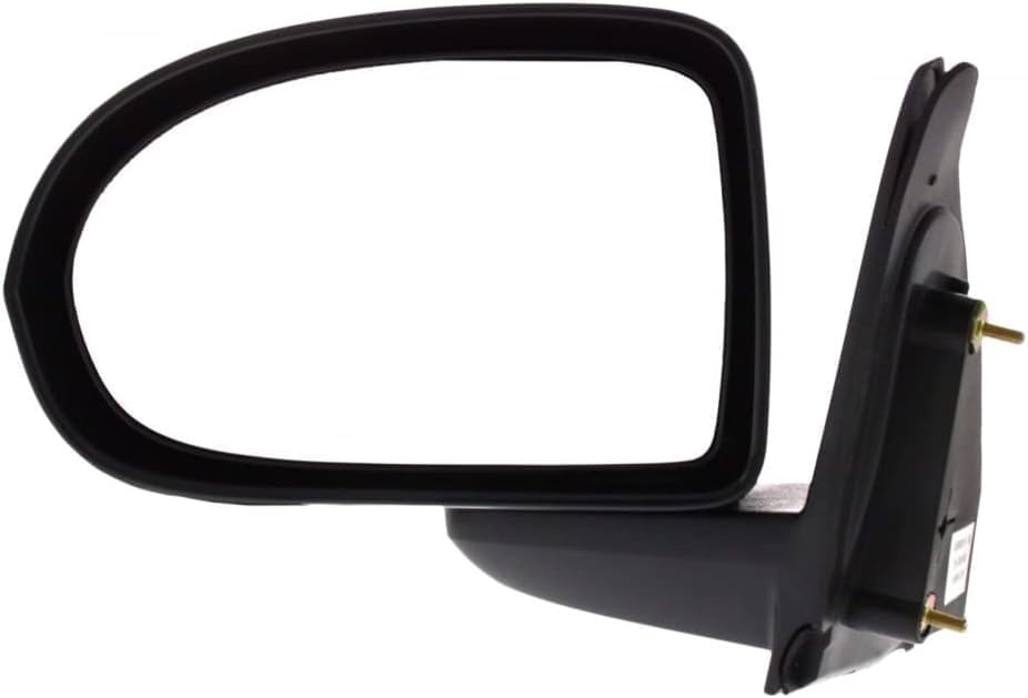 Front Power Mirror Manual Adjust Non-Heated Textured Left Driver Side Direct Replacement Compatible With 2007-2017 Jeep Compass CH1320266 5115041AK 5115041AJ