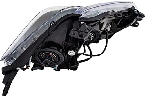 Front Head Light Assembly Plastic Left Driver Side Direct Replacement Compatible With 2016-2018 Nissan Maxima NI2502235 260604RF9B 260604RF0B