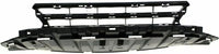 Front Bumper Lower Grille + Molding Chrome + Fog Light Covers Textured Right Passenger & Left Driver Side Direct Replacement Compatible With 2013-2015 Honda Civic HO1044102 HO1036113