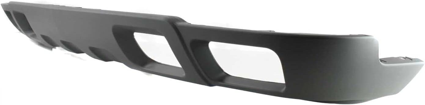Front Bumper Upper Cover + Lower Valance Air Deflector Textured Gray Direct Replacement Compatible With 2003-2006 Chevrolet Silverado 2500HD 3500 GM1051109 GM1092173 15139804 10367213