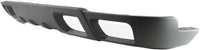 Front Bumper Upper Cover + Lower Valance Air Deflector Textured Gray Direct Replacement Compatible With 2003-2006 Chevrolet Silverado 2500HD 3500 GM1051109 GM1092173 15139804 10367213