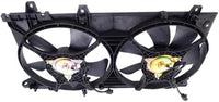 Front Radiator Shroud Dual Fan Assembly Plastic Direct Replacement Compatible with 2003-2008 Subaru Forester SU3115111 45131FE000-PFM
