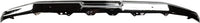 Front Bumper Chrome Steel Without Impact Strip Holes Direct Replacement Compatible With 1980-1986 Ford Bronco/F Series FO1002167 E1TZ17757A