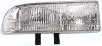 Front Head Light + Signal Lamp Lens And Housing Right Passenger & Left Driver Side Direct Replacement Compatible With 1998-2005 Chevrolet Blazer / 1998-2004 S10 Pickup