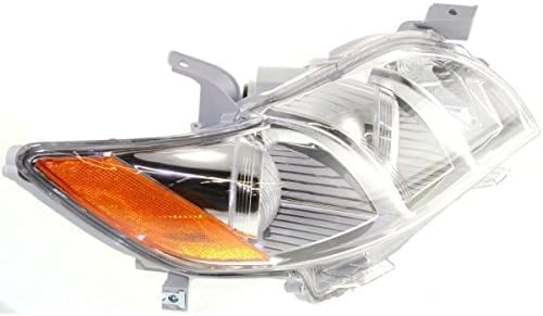 Front Head Light Assembly Plastid Lens And Housing Right Passenger Side Direct Replacement Compatible With 2007-2009 Toyota Camry TO2519105 8113006201