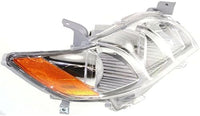 Front Head Light Assembly Plastid Lens And Housing Right Passenger Side Direct Replacement Compatible With 2007-2009 Toyota Camry TO2519105 8113006201