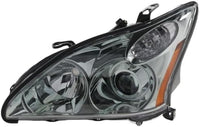 Front Headlight Assembly Lens And Housing Left Driver Side Direct Replacement Compatible With 2004-2006 Lexus RX330 LX2502122 8118548210