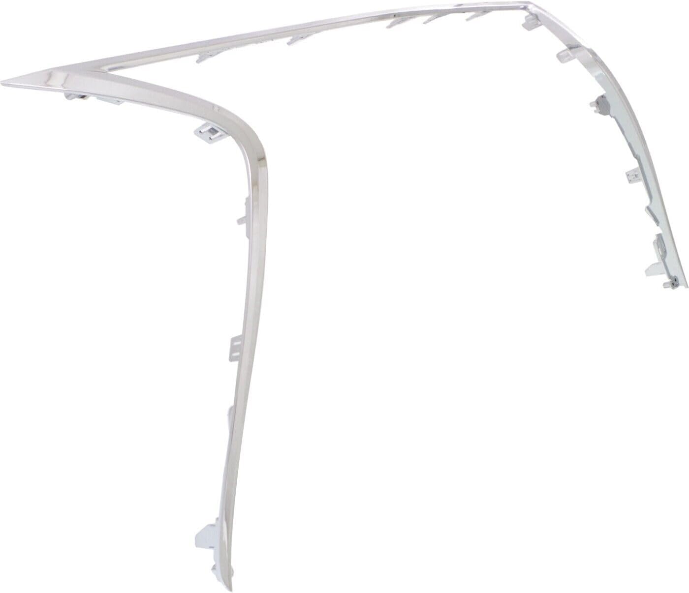Front Grille Molding Chrome Direct Replacement Compatible With 2014-2016 Lexus IS200T / IS250 / IS300 / IS350 LX1202105 5271153061