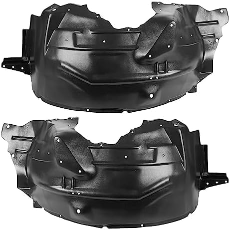 Set of 2 Front Fender Liner Left Driver & Right Passenger Side Direct Replacement Compatible With 2005-2007 Ford F-Series Super Duty FO1250137 FO1251137 5C3Z16055BA 5C3Z16054AA