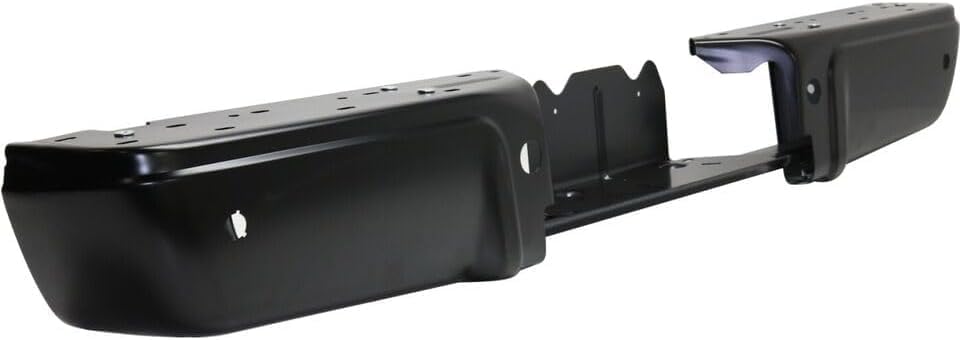 Step Bumper Face Bar Primed Steel With Reinforcement & Object Sensor Holes Direct Replacement Compatible With 2008-2016 Ford F-Series Super Duty FO1102370 9C3Z17906CPTM