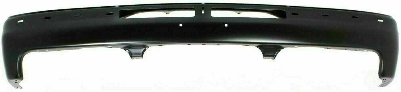 Front Bumper Primed + Upper Cover + Lower Valance Air Deflector Direct Replacement Compatible With 1999-2002 Chevrolet Silverado 1500/2000-2006 Tahoe/Suburban GM1092167