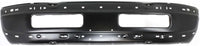 Front Bumper Primed Steel + Upper + Lower Cover + Valance + Fog Light + Bezel Cover Left & Right Side Direct Replacement Compatible with 1994-2001 Dodge Ram 1500/1994-02 Ram 2500 3500