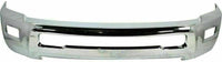 AUTOS PARTS PLUS Front Bumper Chrome Steel + Lower Valance Textured + Fog Lights Assembly + Brackets Right & Left Side Direct Replacement Compatible With Dodge Ram 2500 3500 2010-2012 CH1090141