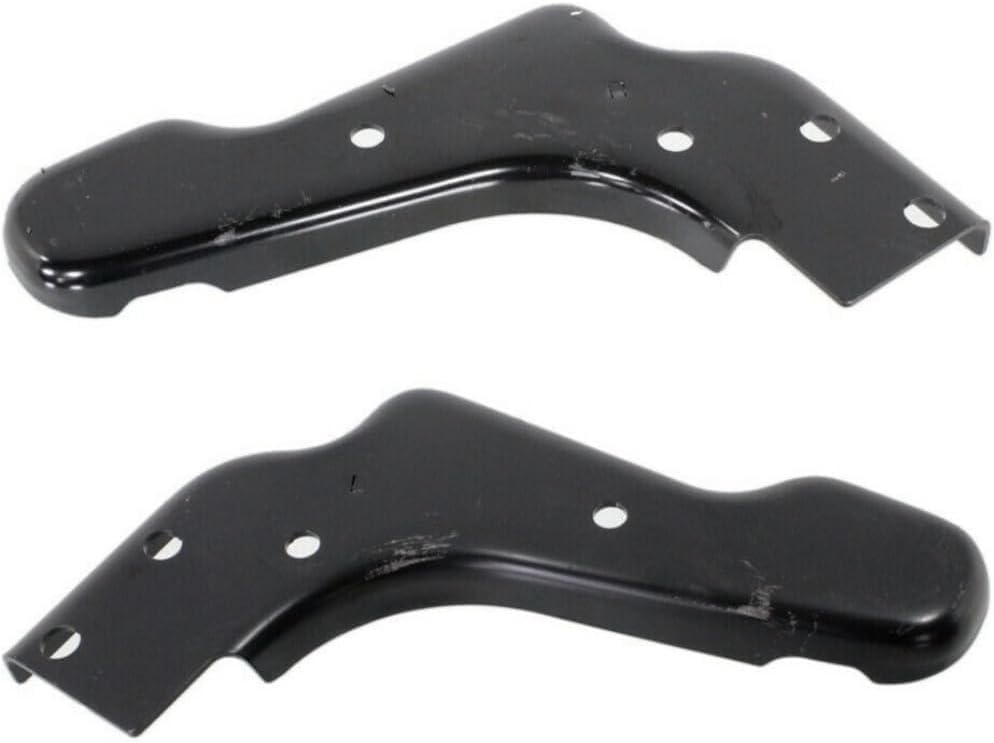 Set Of 2 Front Bumper Inner Mounting Bracket Steel Left Driver & Right Passenger Side Direct Replacement Compatible With 1999-2001 Dodge Ram 1500/1992-2002 2500 3500 CH1067134