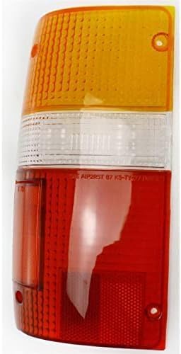 Set Of 2 Tail Light Lens Right Passenger & Left Driver Side Direct Replacement Compatible With 1989-1995 Toyota Pickup TO2808101 TO2809101 8156189166 8155189166