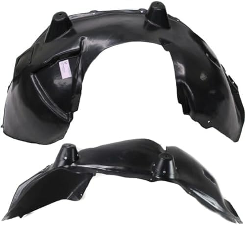 Set Of 2 Front Fender Liner Plastic Left Driver & Right Passenger Side Direct Replacement Compatible With 2006-2010 Jeep Commander CH1251129 CH1250129 55396462AC 55396463AC