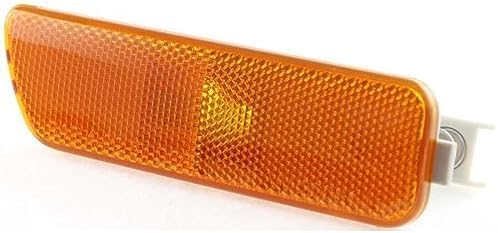 Set Of 2 Front Side Marker Lamp Lens And Housing Right & Left Side Direct Replacement Compatible With 1999-2006 Volkswagen Golf / 1999-2007 Jetta/GTI / 1999-2002 Cabrio VW2551104