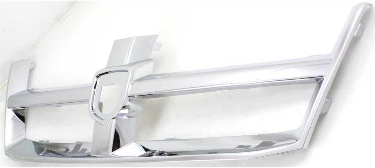Front Grille Outer Molding Chrome Direct Replacement Compatible With 2008-2010 Dodge Caravan CH1202103 5113151AA