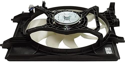 Front Radiator Fan Assembly Plastic Direct Replacement Compatible with 2019-2021 Subaru Forester SU3115137 45131FL000 45122SJ000 45121FJ000